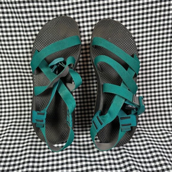 Chaco Shoes - Chaco Banded Z/Cloud Sandal Teal Green Women's Size 11 Hiking / Summer